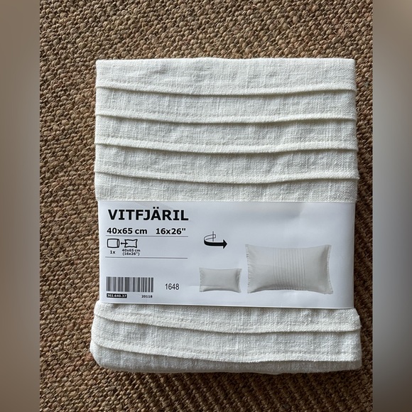 IKEA Accents Nwt Ikea Vitfjaril 6x26 Pillow Case 10 Ramie Looks
